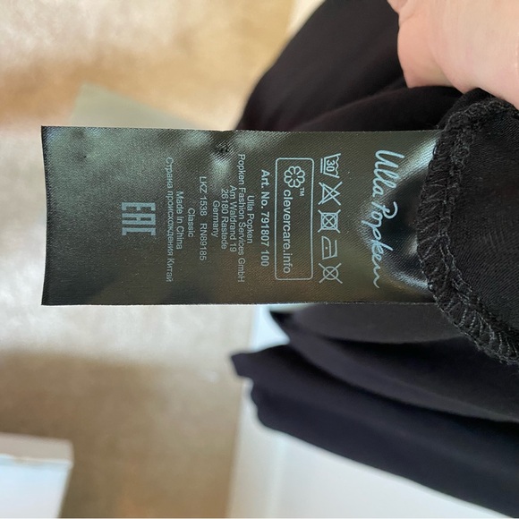 Selection by Ulla Popken Black Beaded Neckline Tunic- Size 28/30 - Picture 5 of 5